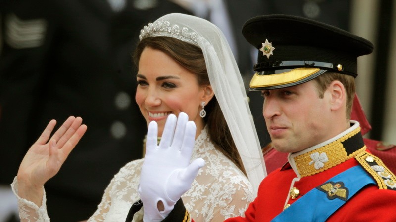 Kate Middleton a princ William, svadba